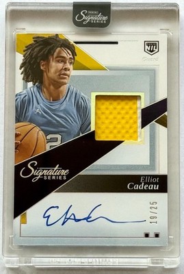 2025 Panini Signature Series Elliot Cadeau Jersey Auto /25 #JA-ELC