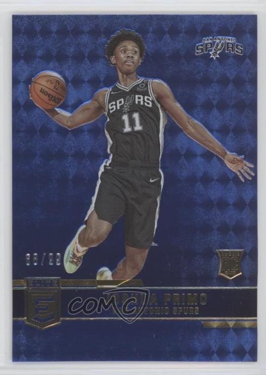 2021-22 Donruss Elite Rookies Blue /99 Joshua Primo #237 Rookie RC