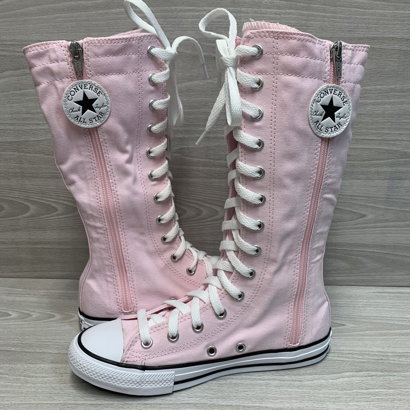 Converse All Star  XX-Hi High Top Pink Sneakers Shoes Youth Size 3 NEW thumbnail 7