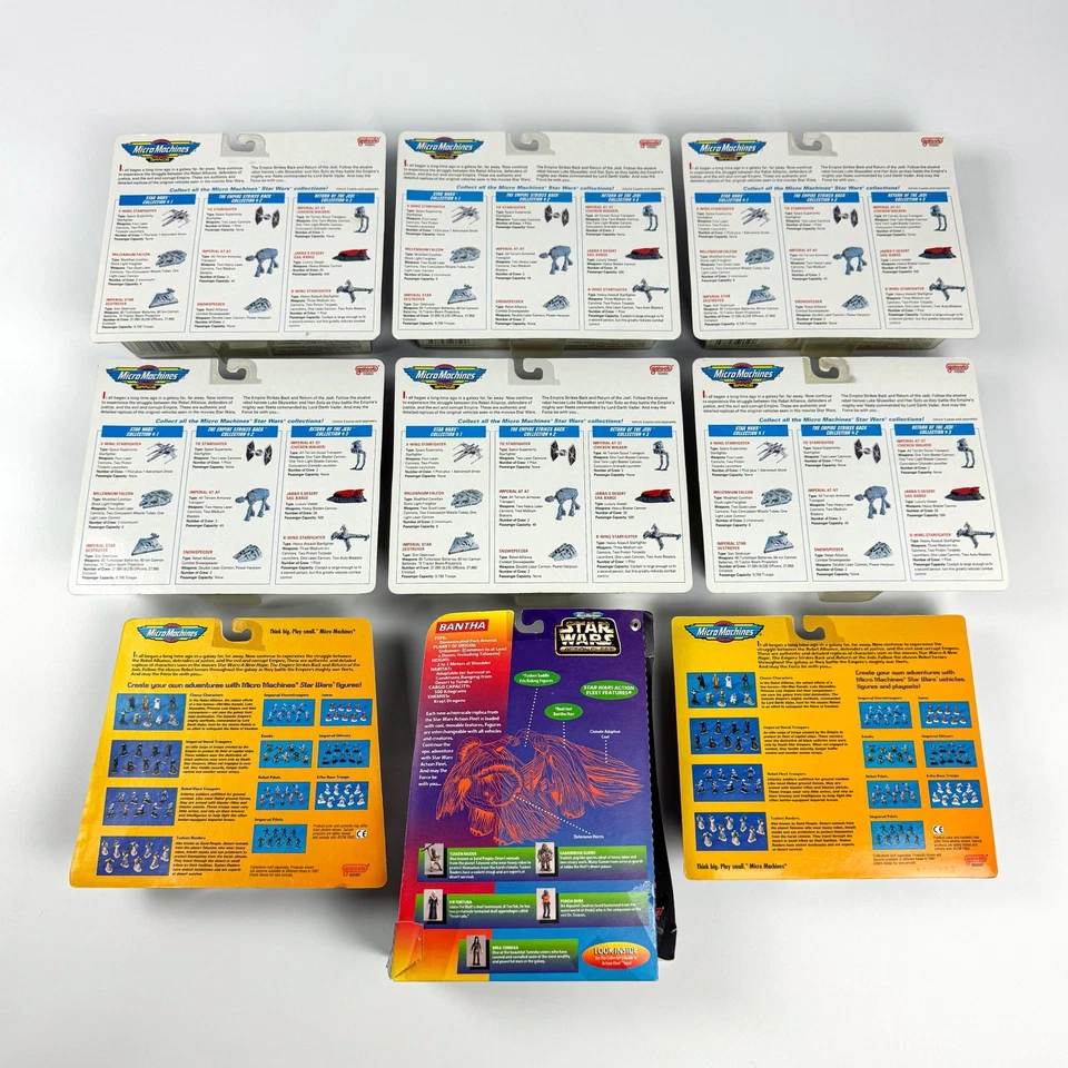Star Wars Micro Máquinas Lote de 11 Juegos Sellados Colección Vintage Galoob Años 90 Foto 3 de 4