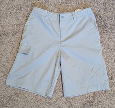 Under Armour Boys Size Medium YMD Performance Shorts Lt Gray VGUC