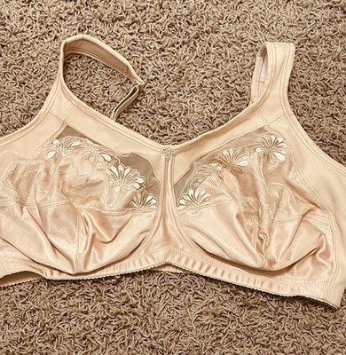 Anita 5349X Safina Post Mastectomy Embroidered Soft Cup No Wire Sand Bra 44E