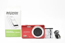 Olympus VG-110 Red Compact Digital Camera Tested Working Japan Seller