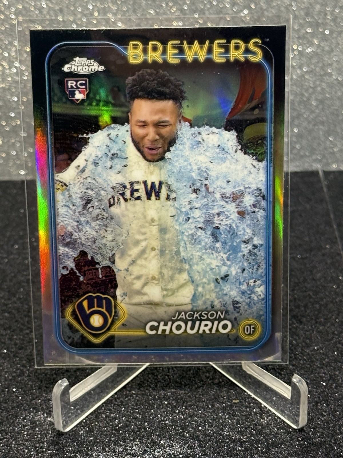 2024 Topps Chrome Update Series - Image Variation Jackson Chourio #USC18 (RC)