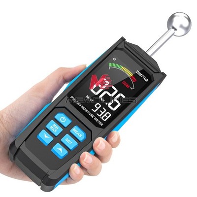 MESTEK Digital Wood Moisture Meter Spherical Hygrometer Timber Damp Detector USA
