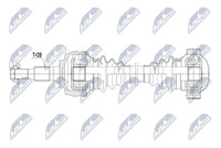 NTY Antriebswelle NPW-PS-017 FüR Porsche 911 997 Targa Carrera