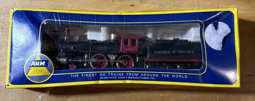 MODELO LOCOMOTORA TREN VINTAGE AHM HO ESCALA 4-4-0 RENO 5070 V&T RIVAROSSI ITALIA | Condition: New: Other (See Details)