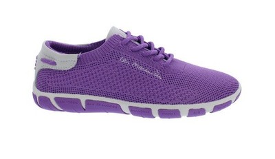 TBS Jazaria Segelschuh, Tennis Knit Eco PET, Orchidee A7136 violett