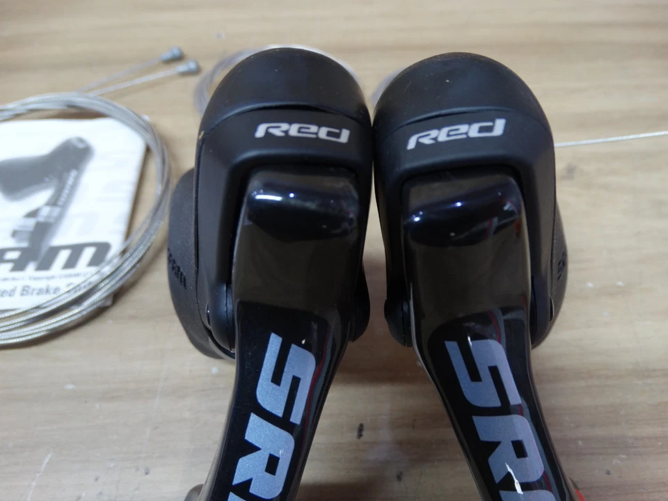 NEW + NOS SRAM RED PAIR OF SHIFTERS  10 x 2 Speed   +  NEW       (G) - Image 4 of 4