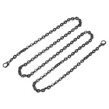 39"x0.22" Purse Chain Strap, Purse Handle Shoulder Replacement Strap, Black