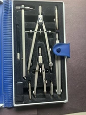 STAEDTLER Mars Superbow Drawing / Drafting Instrument Set 553 09 BA 6 - COMPLETE