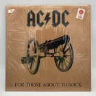 AC/DC For Those About To Rock Vinyl Original 1981 Atlantic Records Notch