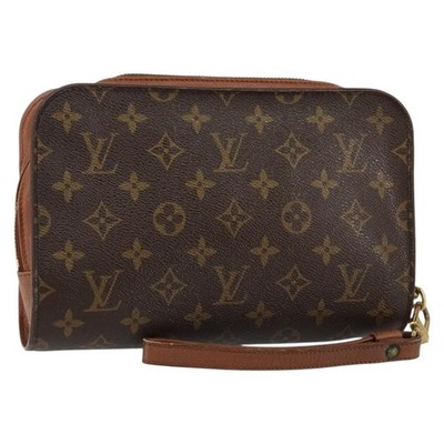 LOUIS VUITTON Monogram Orsay Clutch Bag M51790 LV Auth 151221