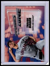 2019 Stadium Club #EZ-12 Trevor Bauer Emperors of the Zone Black #/99
