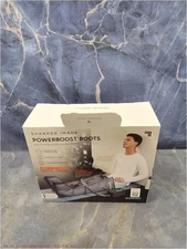 Sharper Image Powerboost Boots Air Compression Electric Leg Massager