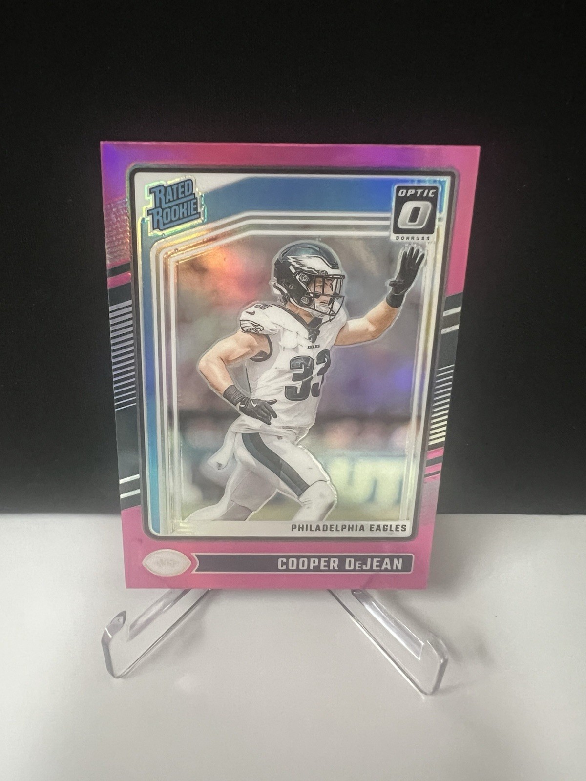 2024 Panini Donruss Optic Cooper Dejean  Holo Rated Rookie #221 RC