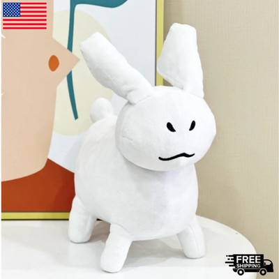 Gubby Plush White Rabbit Plush Toy Related to Fun Cartoon Games Healing