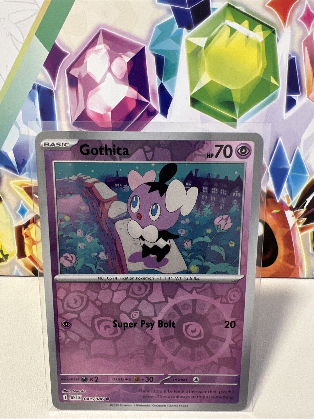 Gothita 041/086 Common Reverse Holo - Pokemon TCG White Flare - NM