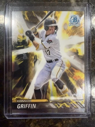 Bowman 2024 Draft Chrome Plasma Power Konnor Griffin Pirates PP-10 Baseball Card