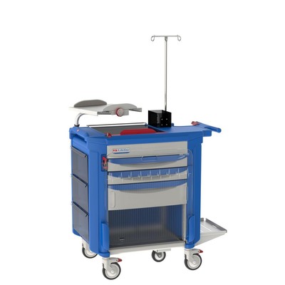 Metro Lifeline Crash Cart LECCRP8