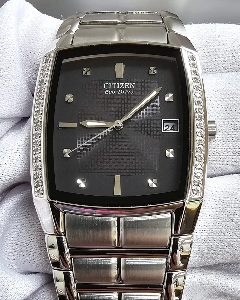 CITIZEN Eco-Drive 31 MM Black Dial SS Men's Watch BM6640-57E (STORE DISPLAY)
