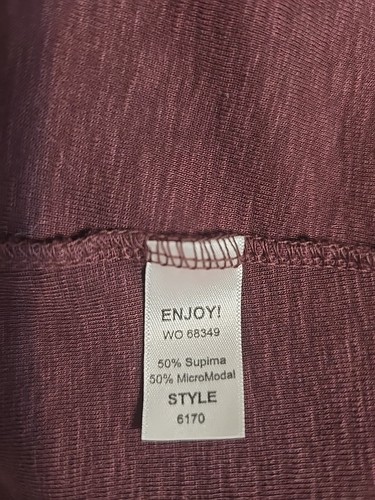 Cárdigan Michael Stars: Algodón Supima y Micro Modal, Estilo 6170, Talla Única, ¡Nuevo! - Imagen 8 de 9