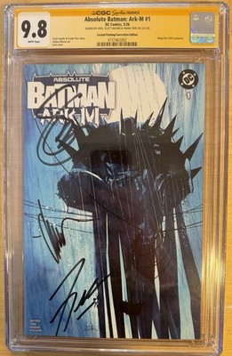 Absolute Batman: Ark-M #1 CGC 9.8 3X Signed by Jock, Snyder & Tieri. 2nd Print