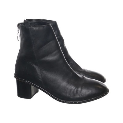 Topshop, Stiefeletten, Größe: 40, Schwarz, Leder, Damen, 7 #Cwd