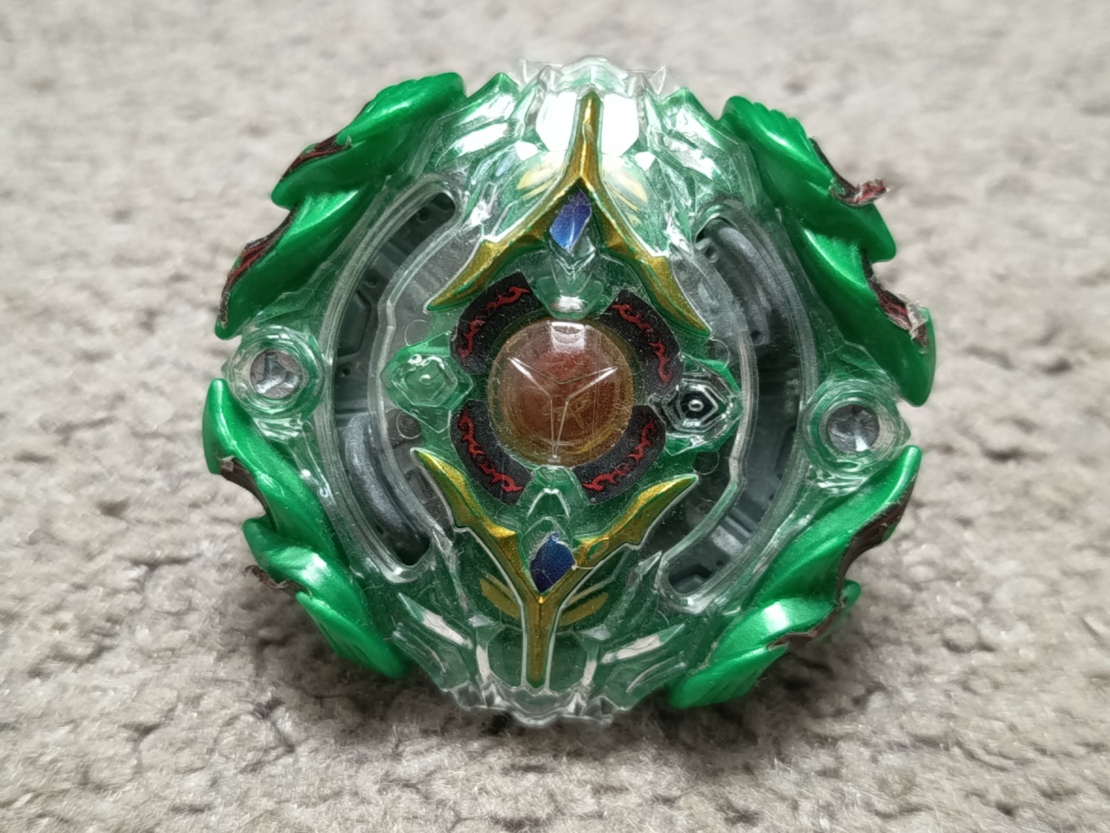 Yaeger Yggdrasil Gravity Yielding + stickers Beyblade TAKARA TOMY BURST