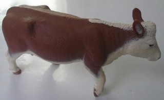 Safari Hereford Cow 5 1/2" Figure 2012