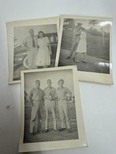 Vintage WW2 Era B W Photo Lot Couples Soldiers Etc