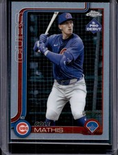 2025 Topps Pro Debut Cole Mathis Chrome Refractor #/199