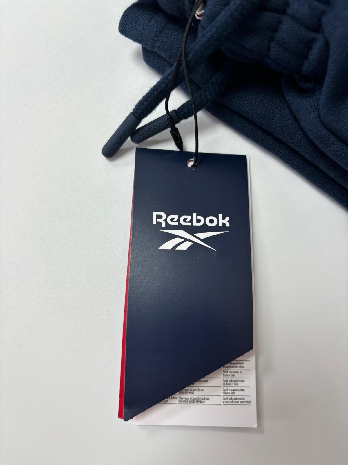 Women's Reebook Wide Leg Track Pants in Navy / Pink Size Medium New With Tags thumbnail 3