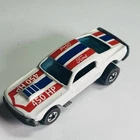 Restored/Customized Hot Wheels Redline - 1975 - Mustang Stocker - White