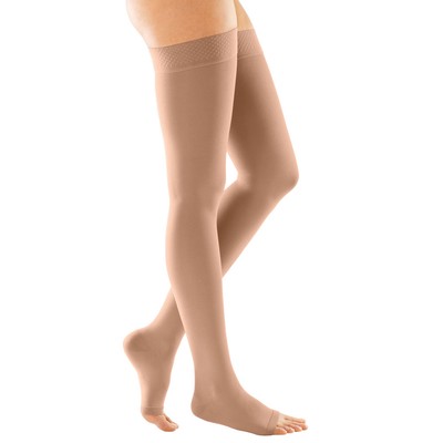 Medi duomed  basic CCL1 AG Schenkelstrümpfe kurz (62-71 cm) o. Fußspitze