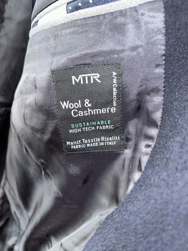 J.Crew Topcoat Uomo Misto Cashmere Ludlow Grigio Scuro 40R - OTTIME CONDIZIONI - Foto 5 di 6
