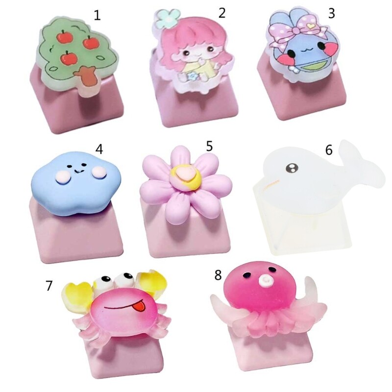 Pink Mechanical Keyboard Keycap Compatible with Cherry MX Switches