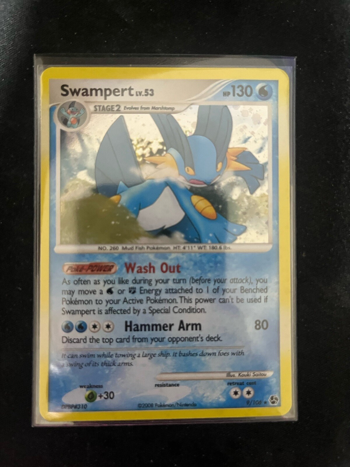 Swampert - LP - 009/106 - Great Encounters - Holo - Rare