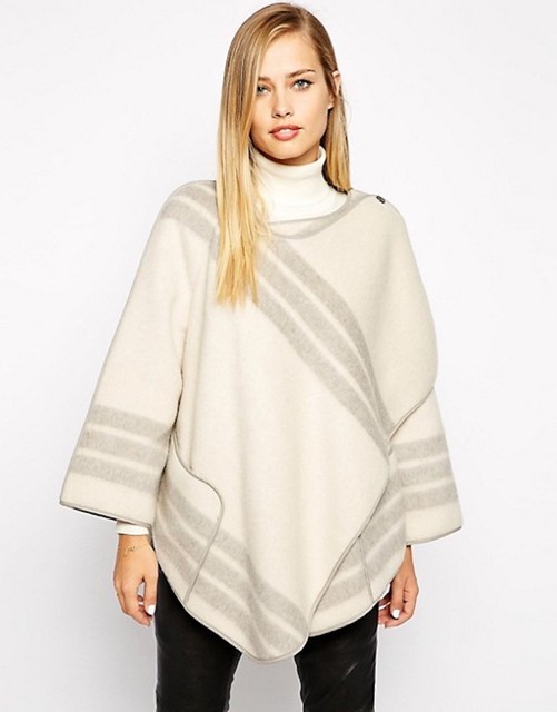 cream cape jacket