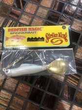 Strike King Redfish Magic Spinnerbait Paddletail Swimbait w/ Gold Colorado Blade