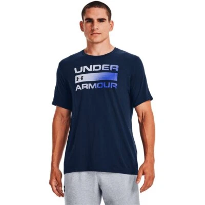 T-Shirt Under Armour Team Issue Wordmark Herren Graphic UA 1329582 408 Blau - Bild 1 von 4