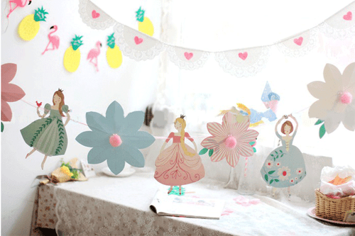 Happy Birthday Party Ballet Dinosaur Fireman Truck Banner flag Bunting pennants - Picture 23 of 56