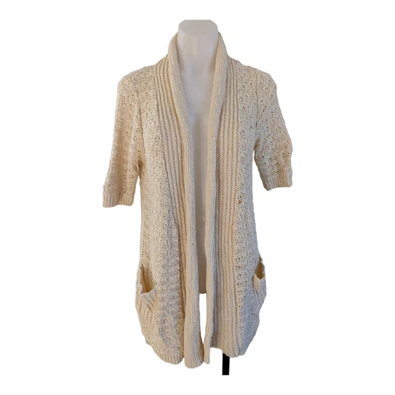 Short sleeve open front cardigan store