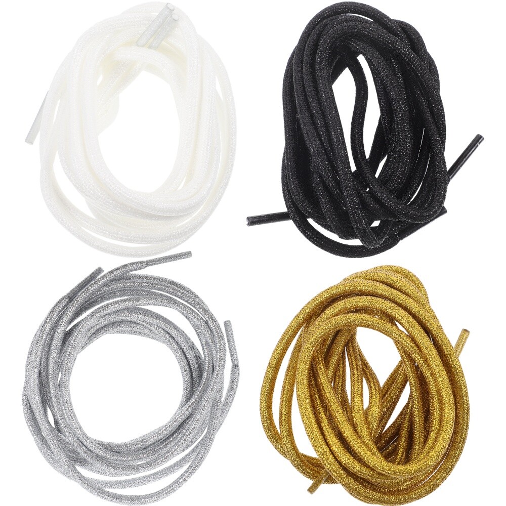 APL 4 paia lacci in filo per scarpe uomo e donna ricambio per sport