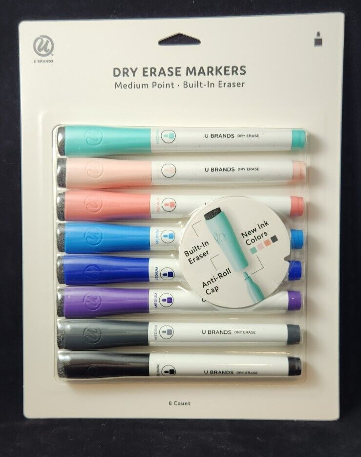 Assorted Colors W Built-in Erasers