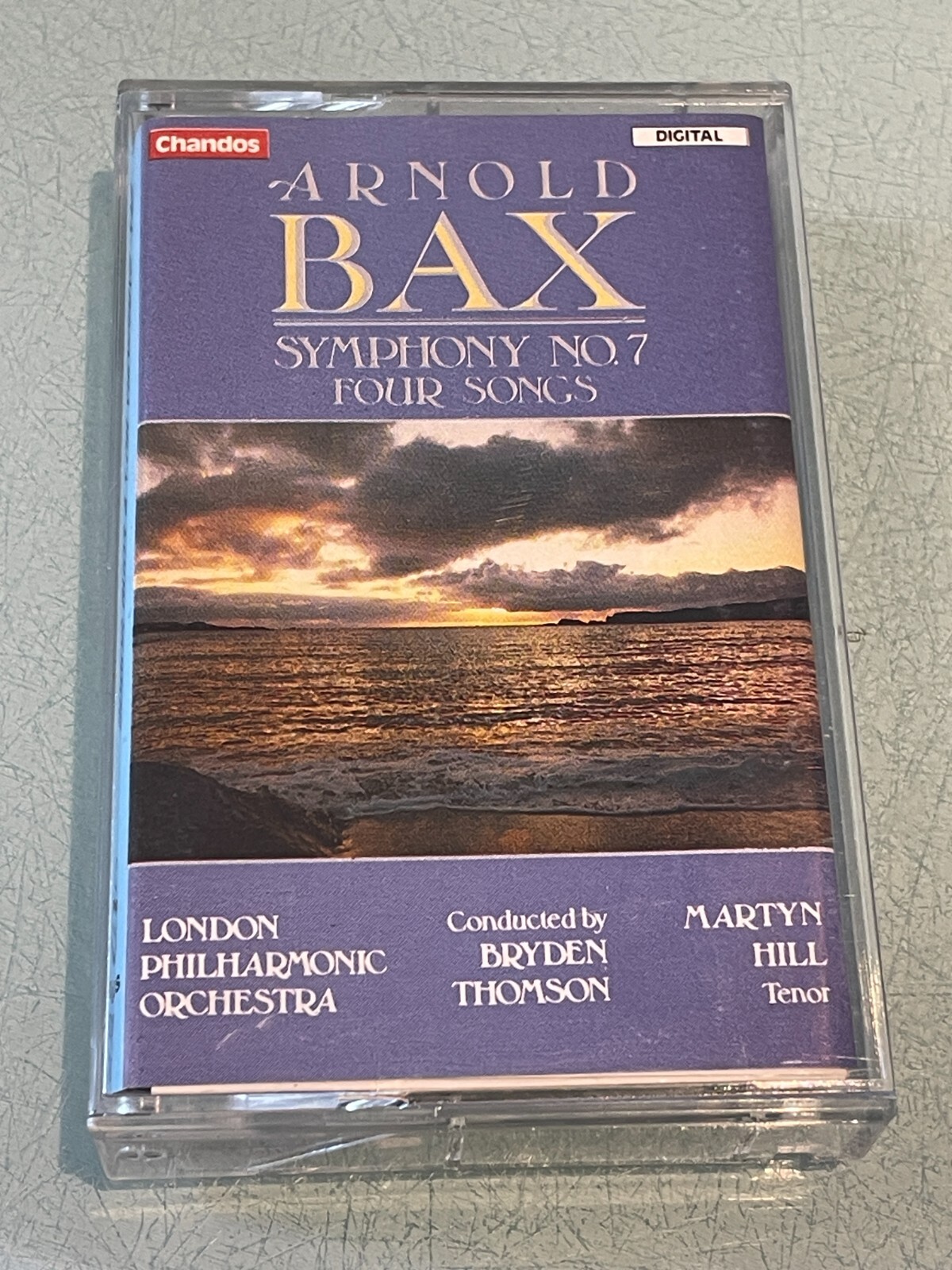 Arnold Bax - Symphony No. 1 - Four Songs - Cassette Tape Album - 1988 Chandos