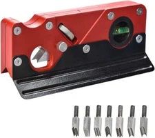 Chamfer Plane for Quick Edge Planing and radian Corner Plane Trimming Black/Red