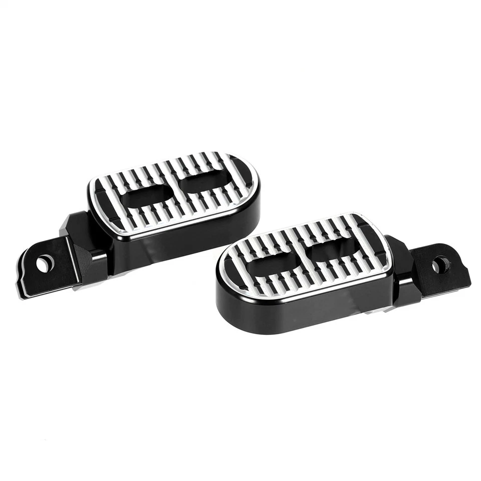 Pedales estriberas 3D negras para Honda CB750 CB1000F CB1100/A/E/S/SF X11 de EE. UU. Foto 4 de 4