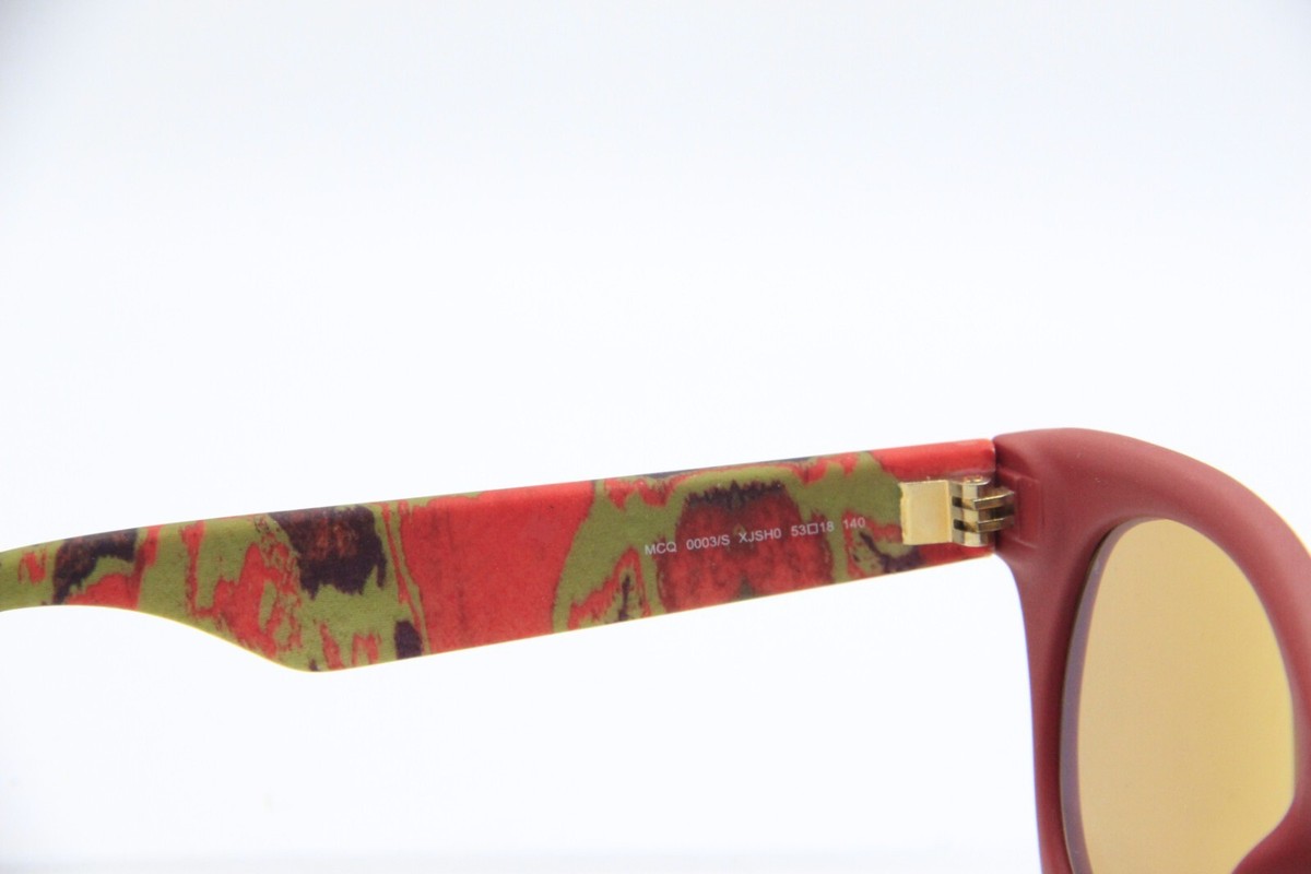 NEW ALEXANDER MCQUEEN MCQ 0003/S XJSH0 RED GREEN AUTHENTIC  display picture 2
