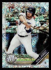 Thomas Dillard 2019 Bowman Draft #BDC-32 Chrome Sparkle Brewers